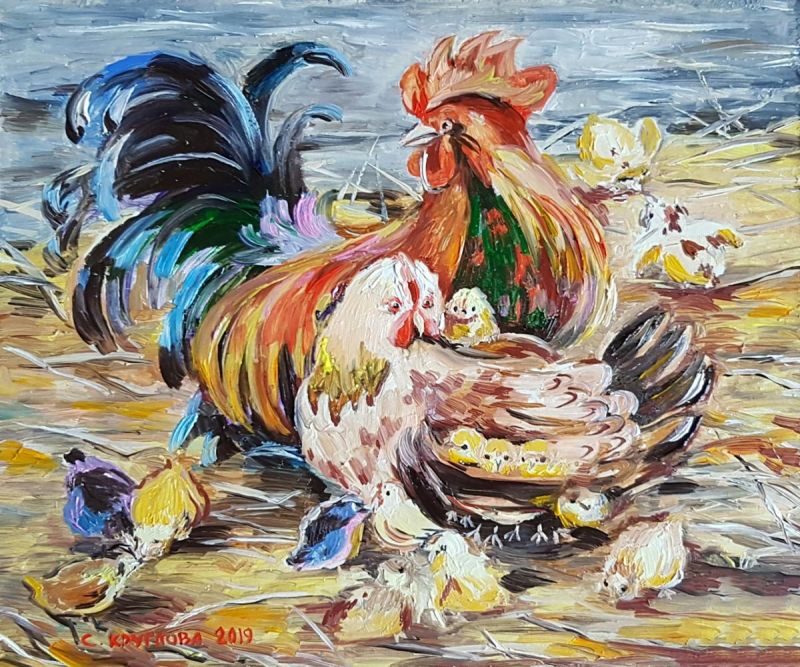 Картина "Семейное счастье" Светлана Круглова фото 1