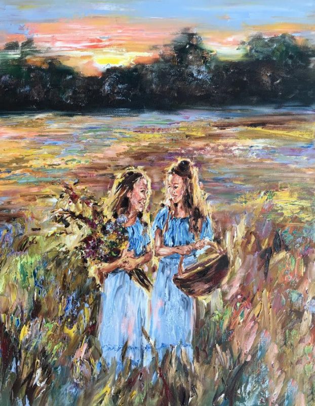Картина "Сёстры" Маливани Диана