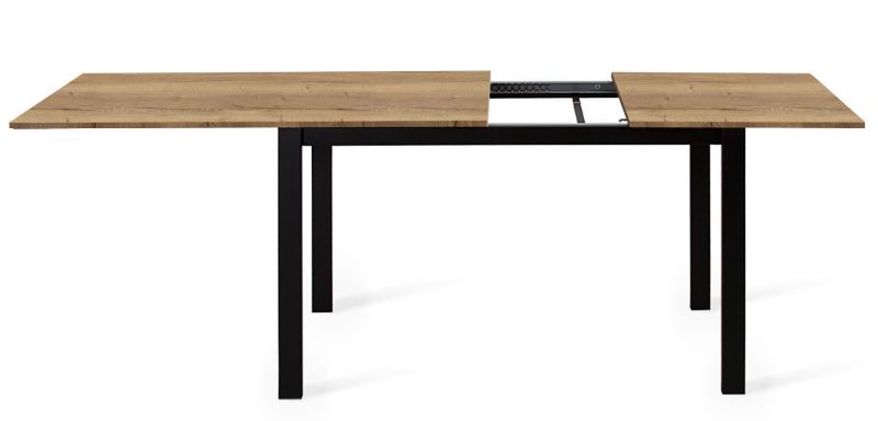 Стол Dikline L110 Дуб Галифакс (ЛДСП EGGER)/Опоры черный Фабрика Мебели ДИК BD-2932144 фото 2