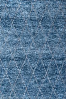 Индийский ковер из полиэстера Carpet «MILTON» BLUE-GREY 170 x 240 см