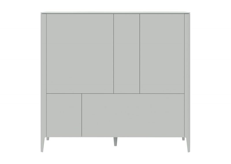 Шкаф  Ellipsefurniture Type 3 двери 2 ящика высота 135 см (светло-серый) TY010302360101 фото 1