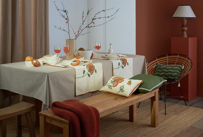 Подушка декоративная базовая с контрастным кантом Tkano Ethnic, 45х45 см BD-3132866 фото 2