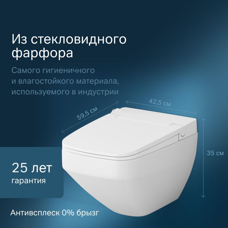 Унитаз-биде подвесной Am.Pm Inspire 2.0 CCC50A1700SC фото 14