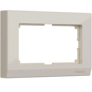 Рамка для двойной розетки Werkel (слоновая кость) WL04-Frame-01-DBL-ivory