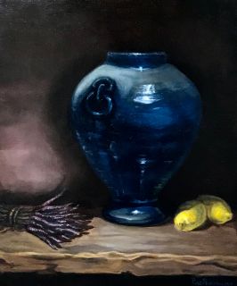 Картина "BLUE JUG" Марина Дерягина