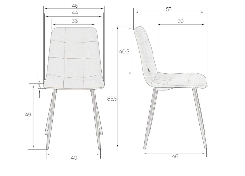 Стул обеденный 005 DOBRIN CHILLY