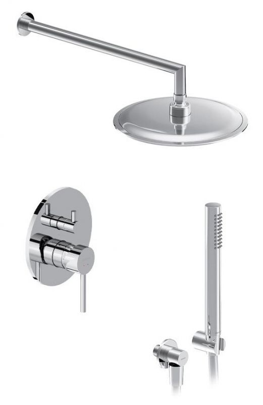 Встраиваемая душевая система Damixa Scandinavian Pure 936520000 хром фото 1