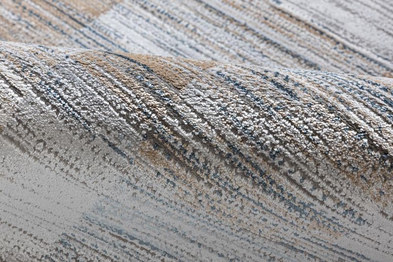Турецкий ковер из полиэстера Carpet «PARKER» 2161A-LGRY-ANT 240 x 340 см фото 4