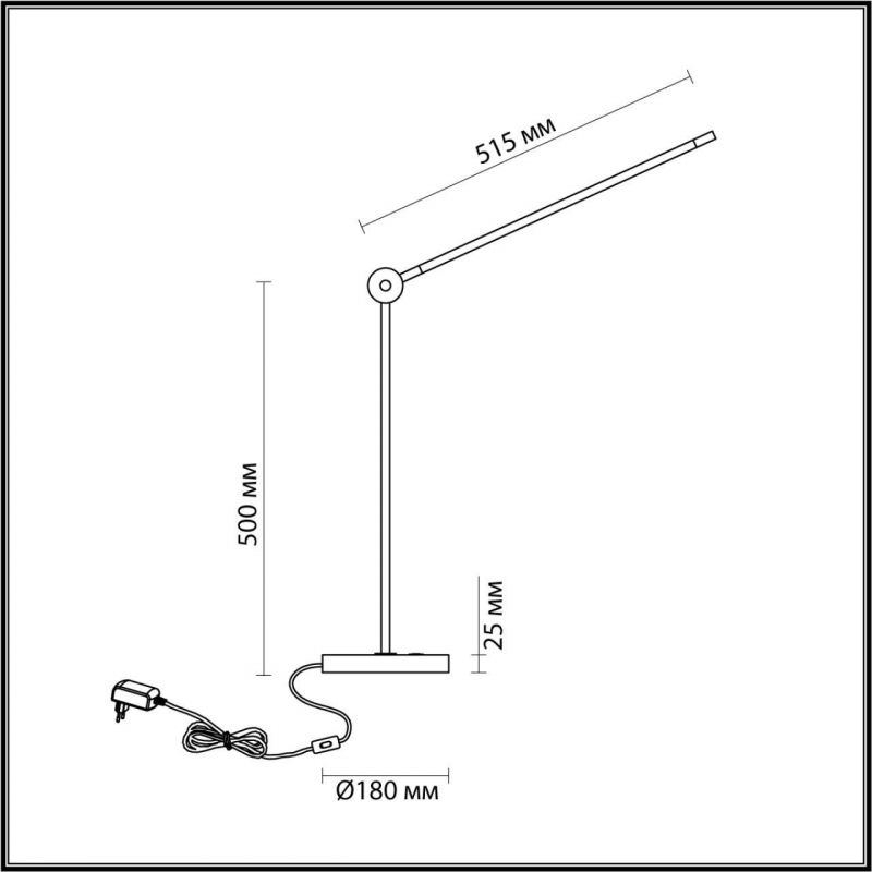 Настольный светильник Odeon Light FODEN IP20 LED 3000K 220-240V 7101/12TL фото 2