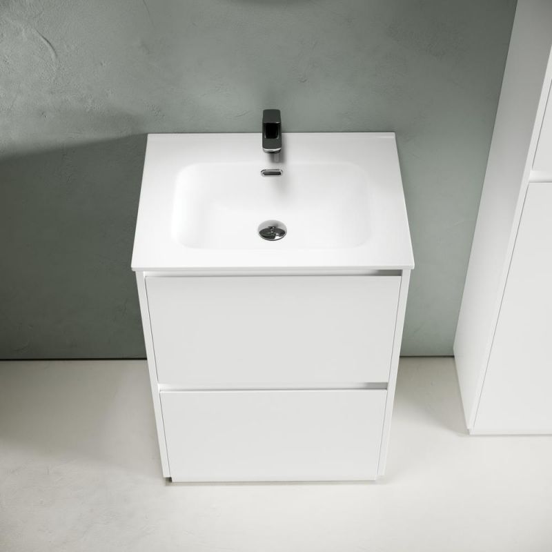 Тумба под раковину напольная SANCOS Libra Floor LB60FW белая 59 см фото 3