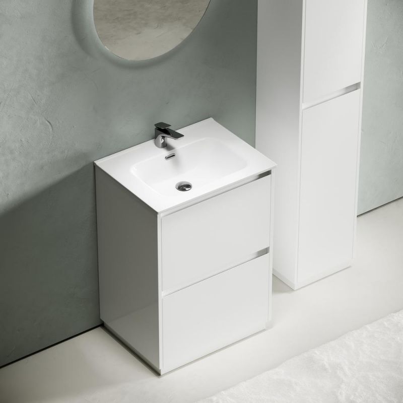 Тумба под раковину напольная SANCOS Libra Floor LB60FW белая 59 см фото 4