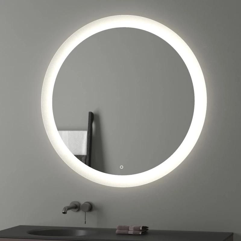Зеркало для ванной EVOFORM Ledshine BY 2627, с LED-подсветкой и сенсорным выключателем Ø100см фото 2