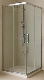Душевой уголок Royal Bath HPD RBHPD-T-ST 115 профиль хром матовый, стекло прозрачное