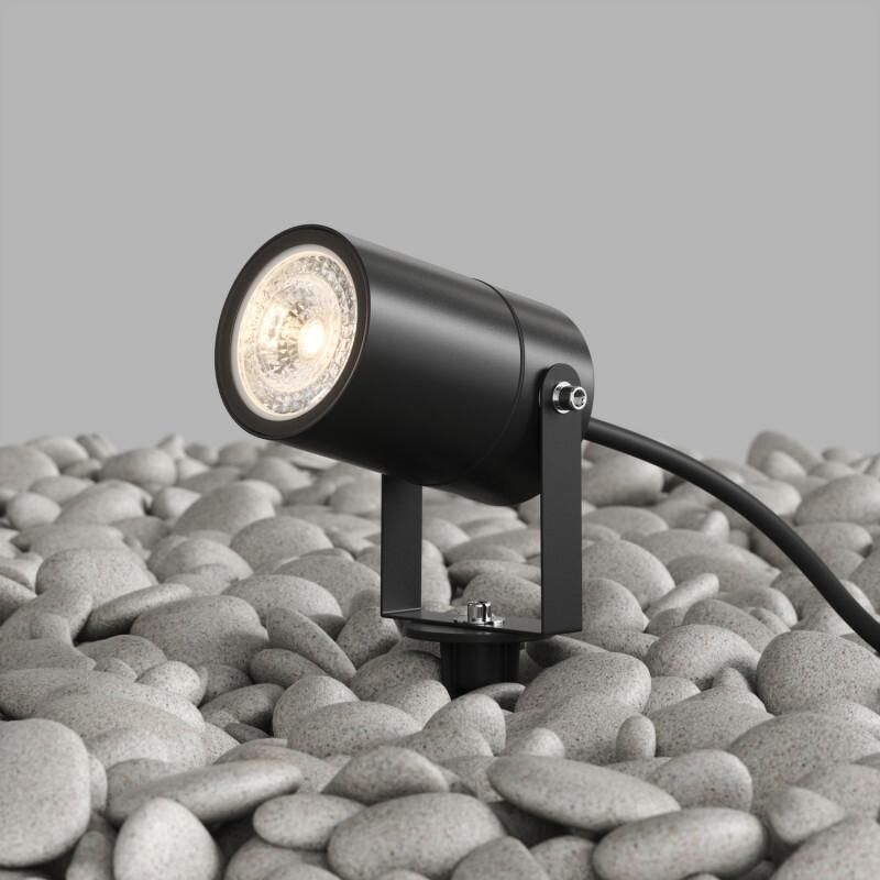 Грунтовый светильник Denkirs MOSS, IP65, GU10 LED, до 15 Вт, черный, алюминий DK9800-BK фото 1