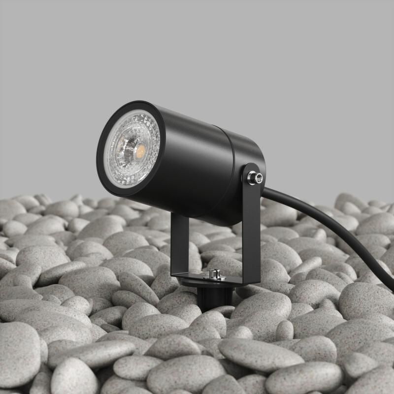 Грунтовый светильник Denkirs MOSS, IP65, GU10 LED, до 15 Вт, черный, алюминий DK9800-BK фото 2