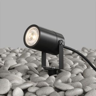 Грунтовый светильник Denkirs MOSS, IP65, GU10 LED, до 15 Вт, черный, алюминий DK9800-BK