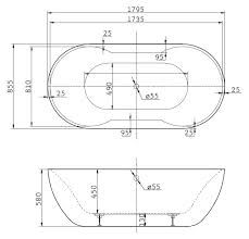 Акриловая ванна BelBagno BB28 180x86