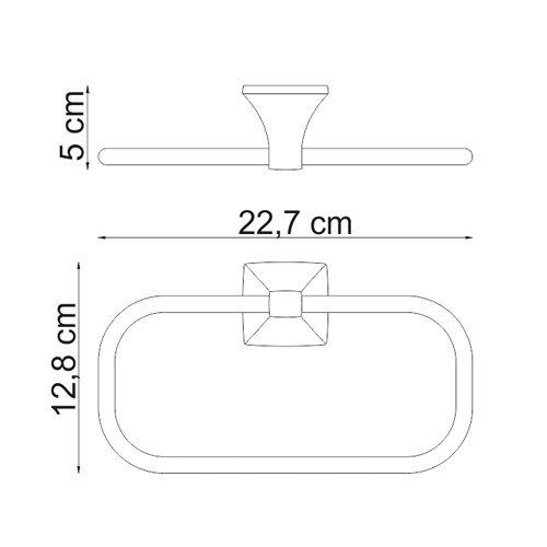 Держатель полотенец WasserKRAFT Wern K-2560