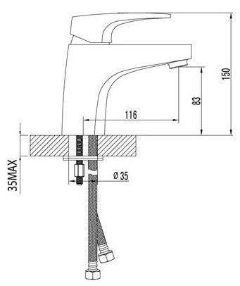 Смеситель Lemark Shift LM4306C