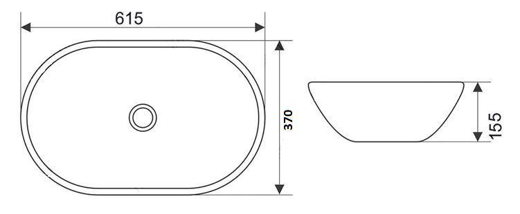 Раковина CeramaLux NC 7811ASW фото 2