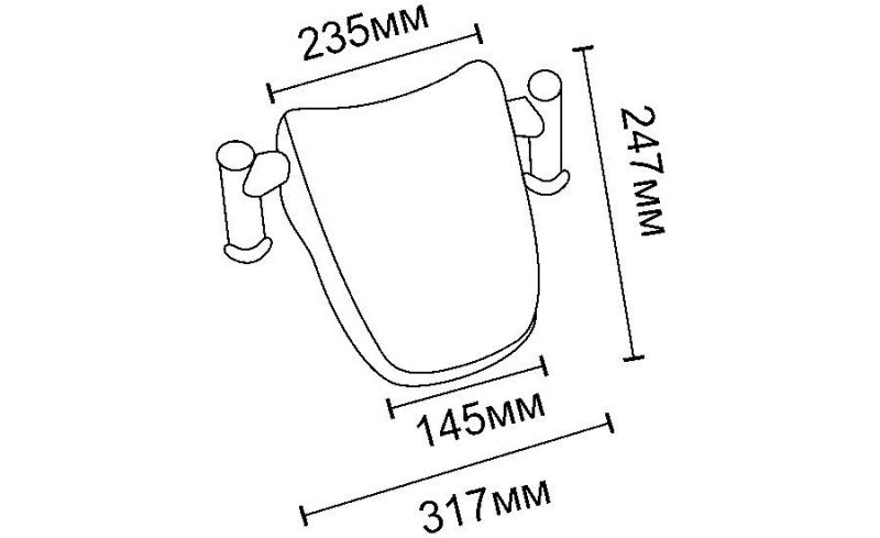 Подголовник SY-2 В Royal Bath для TUDOR, FANKE, NORWAY SY-2B-W