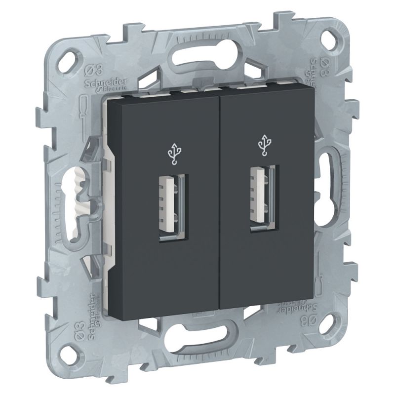Розетка 2xUSB Schneider Electric UNICA NEW  BD-1493285
