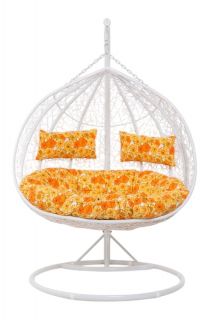 Подвесное кресло Vinotti белое BD-1889363