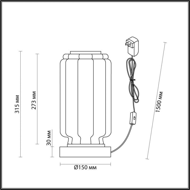 Настольная лампа Odeon Light черный/дымчатый/металл/стекло/акрил  LED 10W 3000K 700Лм JAM 5408/10TL фото 2