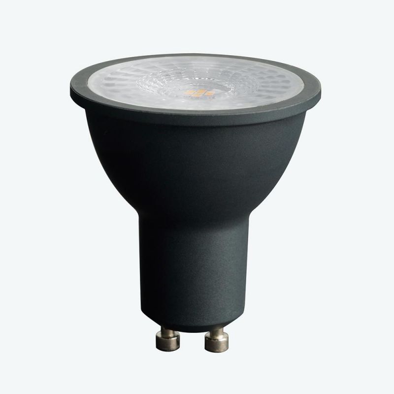 Лампа светодиодная Feron.PRO LB-1607 GU10 7W 175-265V 2700K в черном корпусе 48956