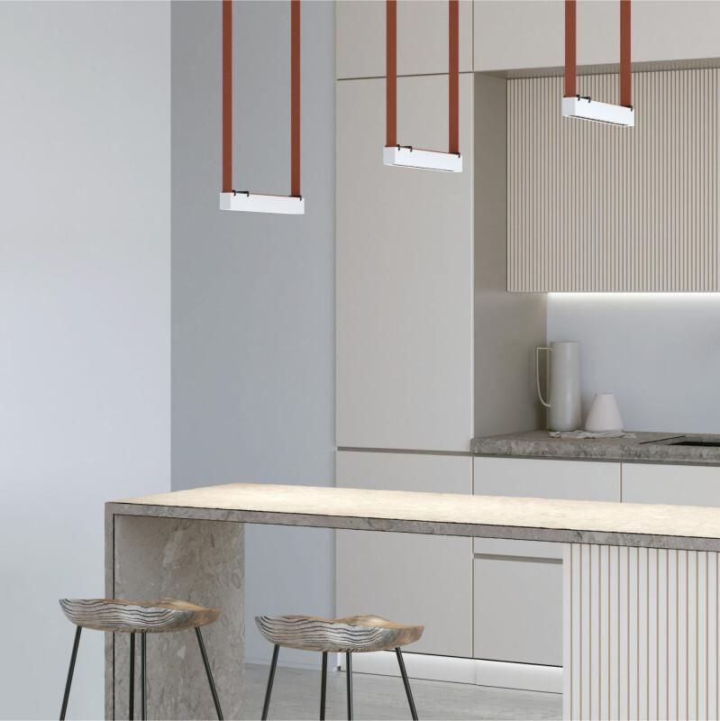 Cветильник  Denkirs Grill для трека-ремня Belty L323*W40*H45мм, 48V DC, 12W, RA90, 24°, 3000K, IP20, белый с черным, алюминий DK5571-WB фото 5