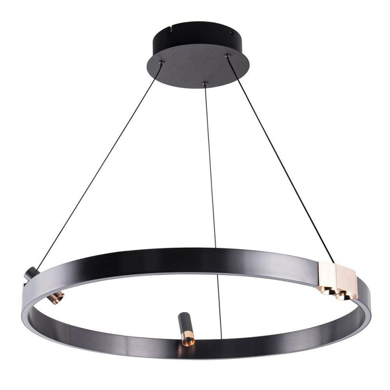 Подвесная люстра Arte Lamp Cesare 30W LED 3000К (теплый) A1993SP-30BK фото 1