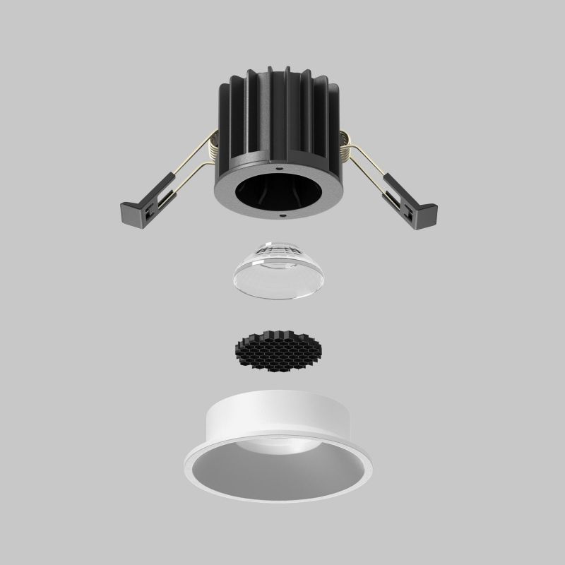 Встраиваемый светильник Maytoni Round LED 2700К(теплый) 7W DL058-7W2.7K-W фото 7