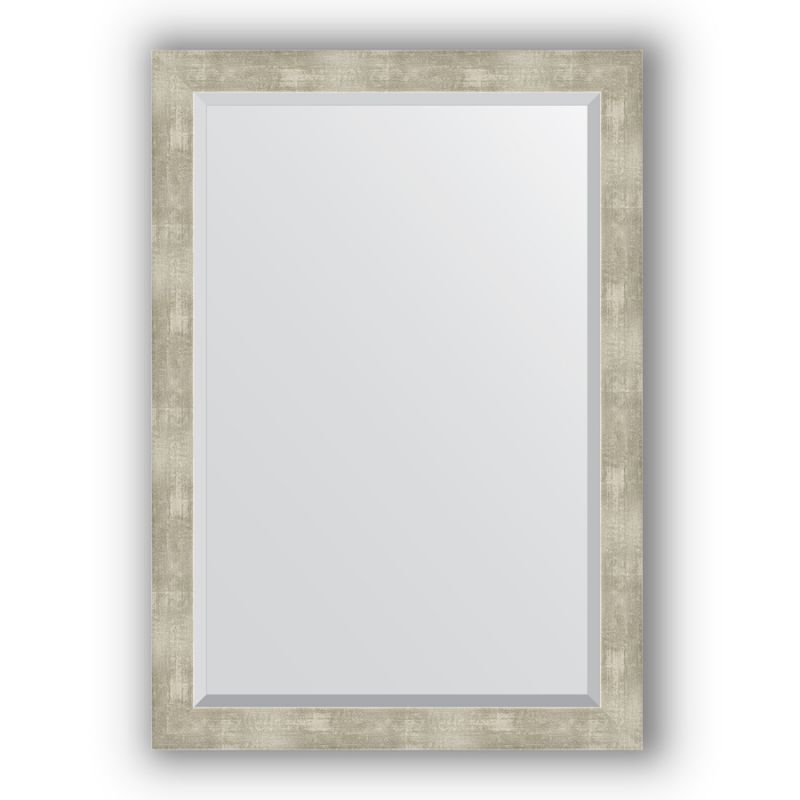Зеркало с фацетом в багетной раме 71х101 Evoform EXCLUSIVE BY 1199 алюминий