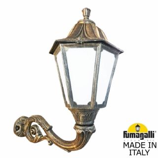 Уличный настенный светильник Fumagalli NOEMI бронза, бежевый E35.171.000.BYH27