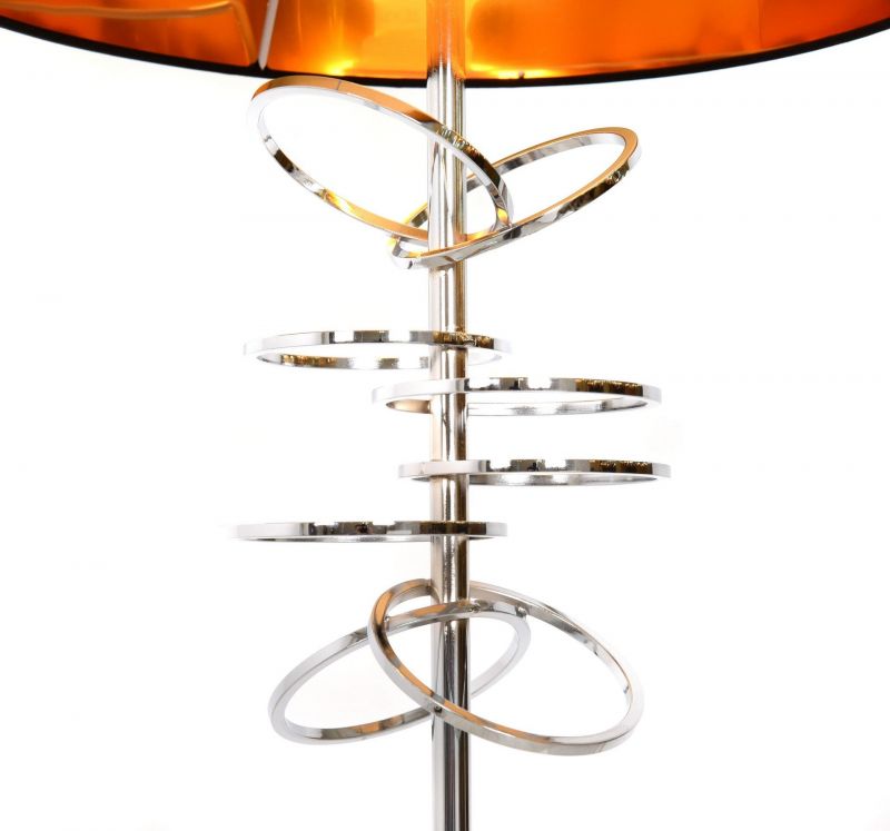 Торшер Lumina Deco Milari LDF 5530  E27 220-240V 2600-2900K LDF 5530 CHR+BK фото 2