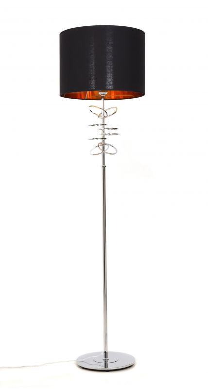 Торшер Lumina Deco Milari LDF 5530  E27 220-240V 2600-2900K LDF 5530 CHR+BK фото 3