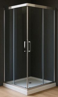 Душевой уголок Royal Bath  HPD RB8090HPD-T-CH, 90х80 см, профиль хром, стекло прозрачное