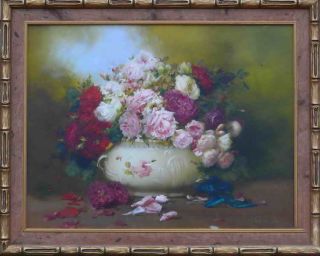 Картина "Букет с розами" Федорова Ирина