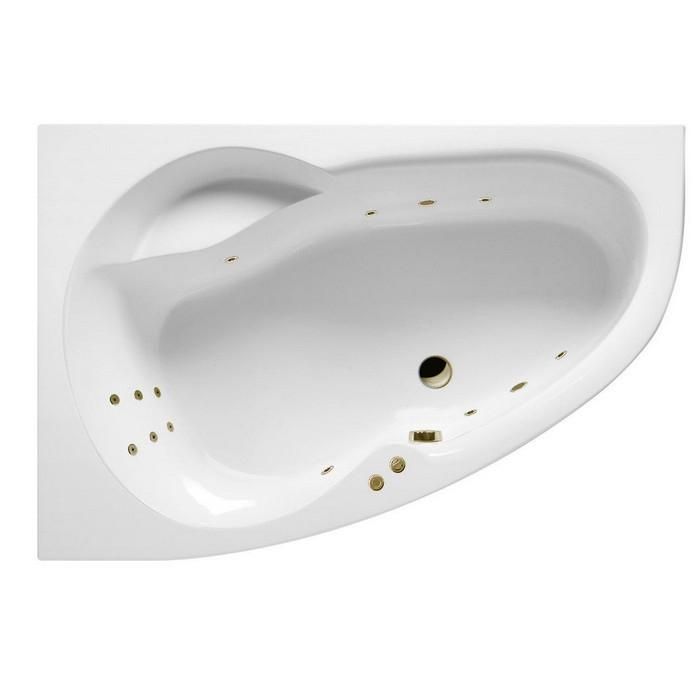 Ванна акриловая Excellent Newa WAEX.NEL16.LINE.BR 160x95 с г/м, L бронза фото 1