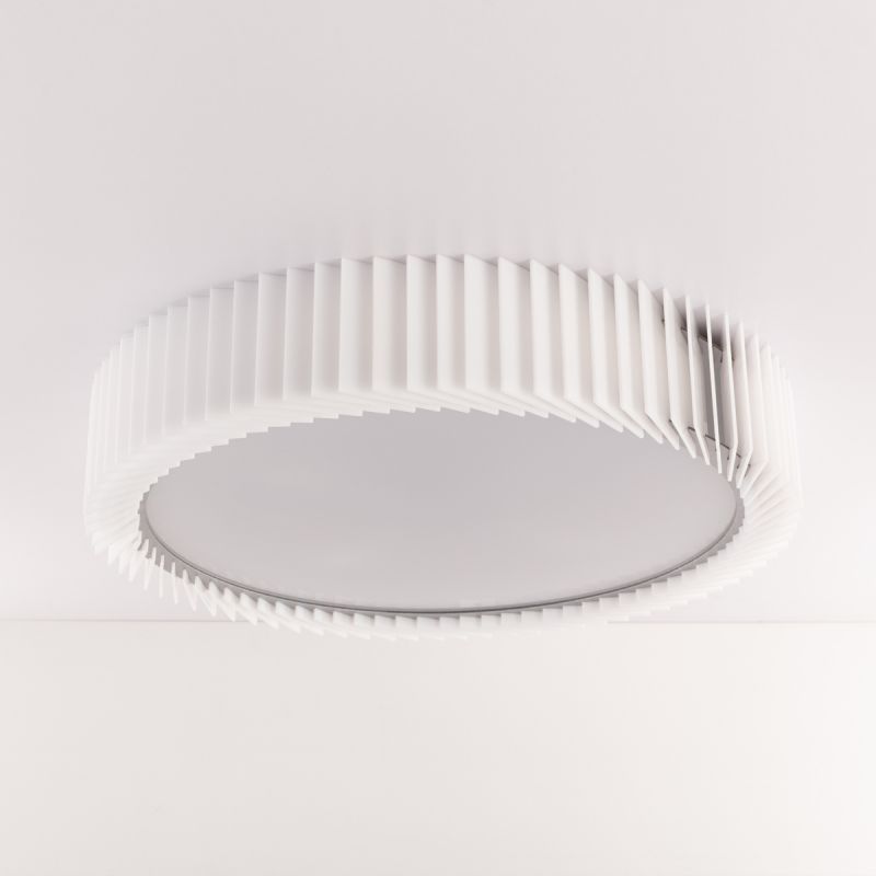 Потолочный светильник Woodled Rotor Chandelier white acrylic , L , вплотную к потолку RC-04-L