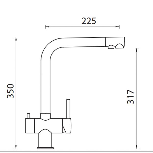 Смеситель для кухни Schock  Vitus 710601