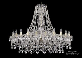 Подвесная люстра Bohemia Ivele Crystal 1411/24/460 G