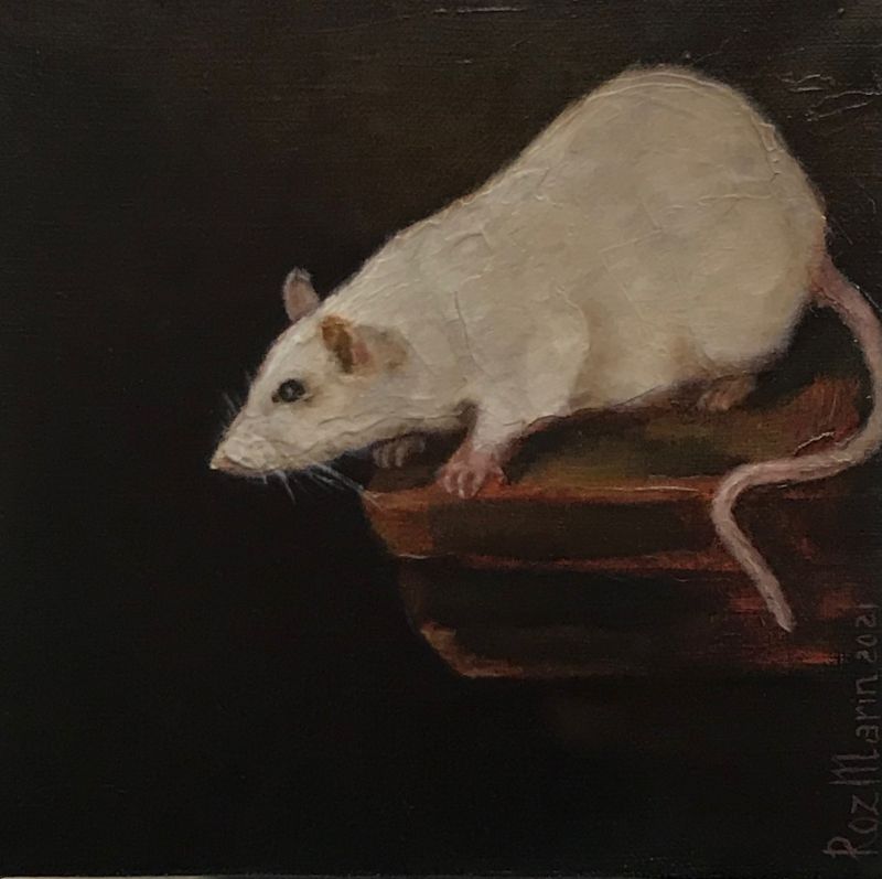 Картина "WHITE RAT" Марина Дерягина