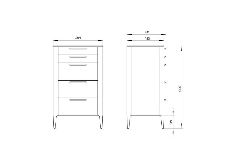 Комод Ellipsefurniture Type TY010302110101