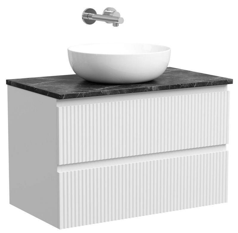 Тумба под раковину подвесная Sancos Snob R SNR80W Bianco 79 см R фото 1