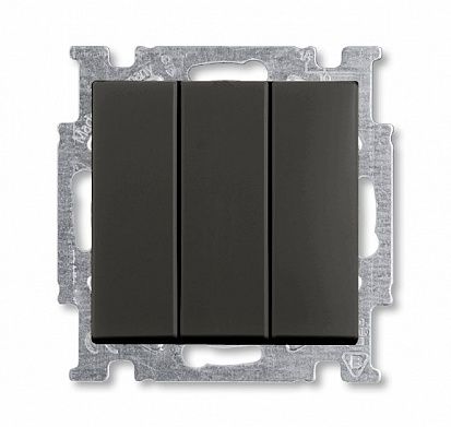 Выключатель 3-клавишный ABB basic55 BD-1534983 фото 1