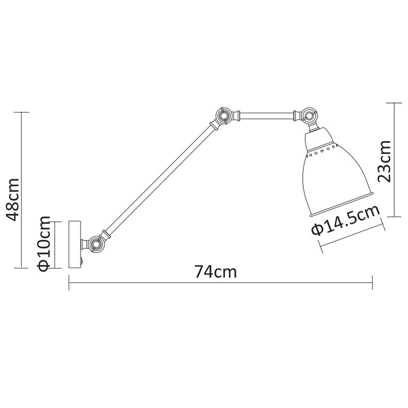 Бра Arte Lamp A2055 A2055AP-1AB