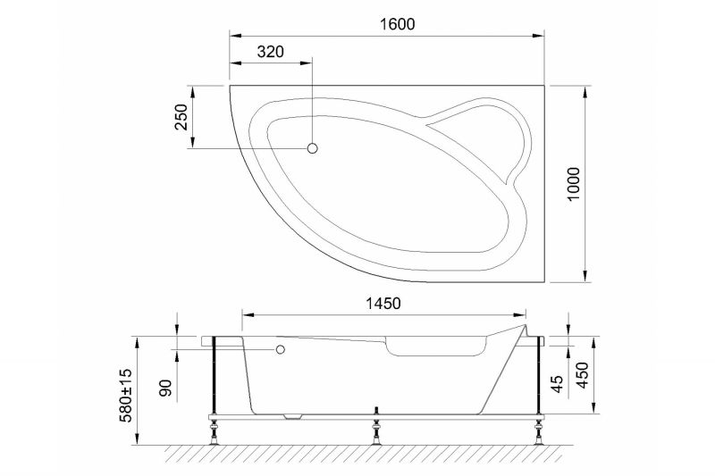 Гидромассажная ванна Royal Bath ALPINE RB819101DL-R