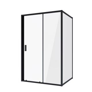 Душевой уголок Niagara Nova NG-82-13AB-A90B 130х90, профиль черный, стекло прозрачное