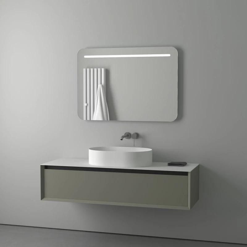 Зеркало для ванной EVOFORM Ledline BY 2147, с LED-светильником 100х70см фото 4